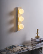 Alsilis Wall Light Minimalist in Travertine - Kingsley Beaumont