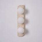 Alsilis Wall Light Minimalist in Travertine - Kingsley Beaumont
