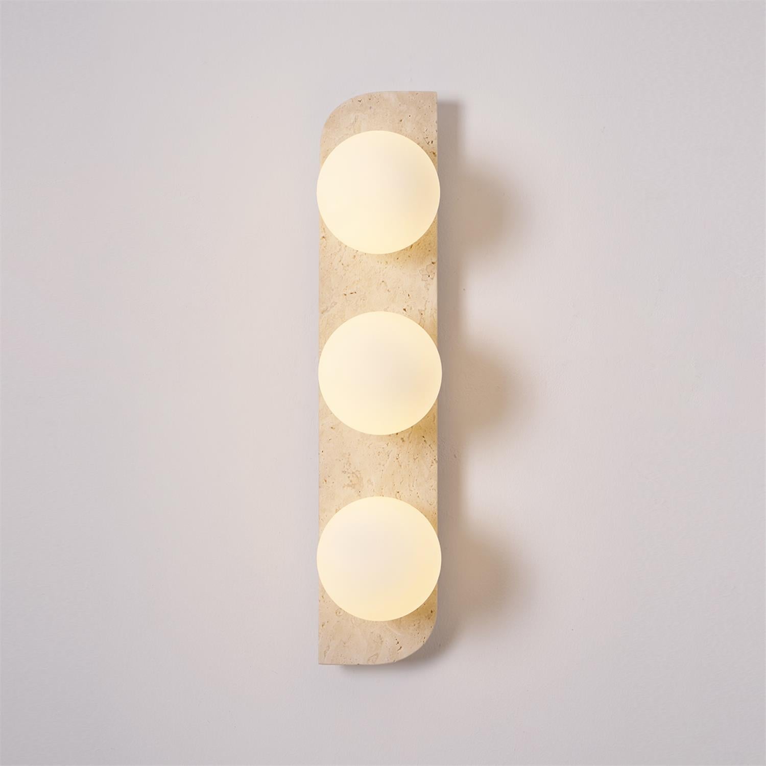 Alsilis Minimalist Travertine Wall Light