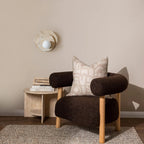 Neptune Wall Light  Travertine Layered  Wabi-sabi Aesthetics