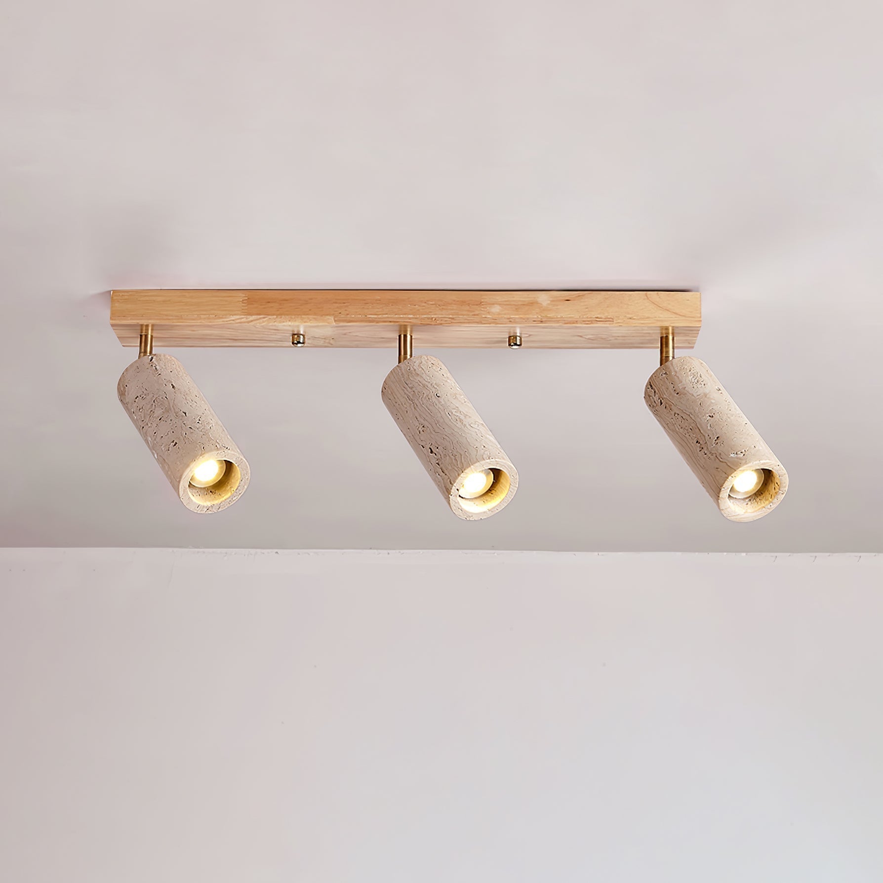 Eurliryra Multi-Cylinder Travertine Track Light