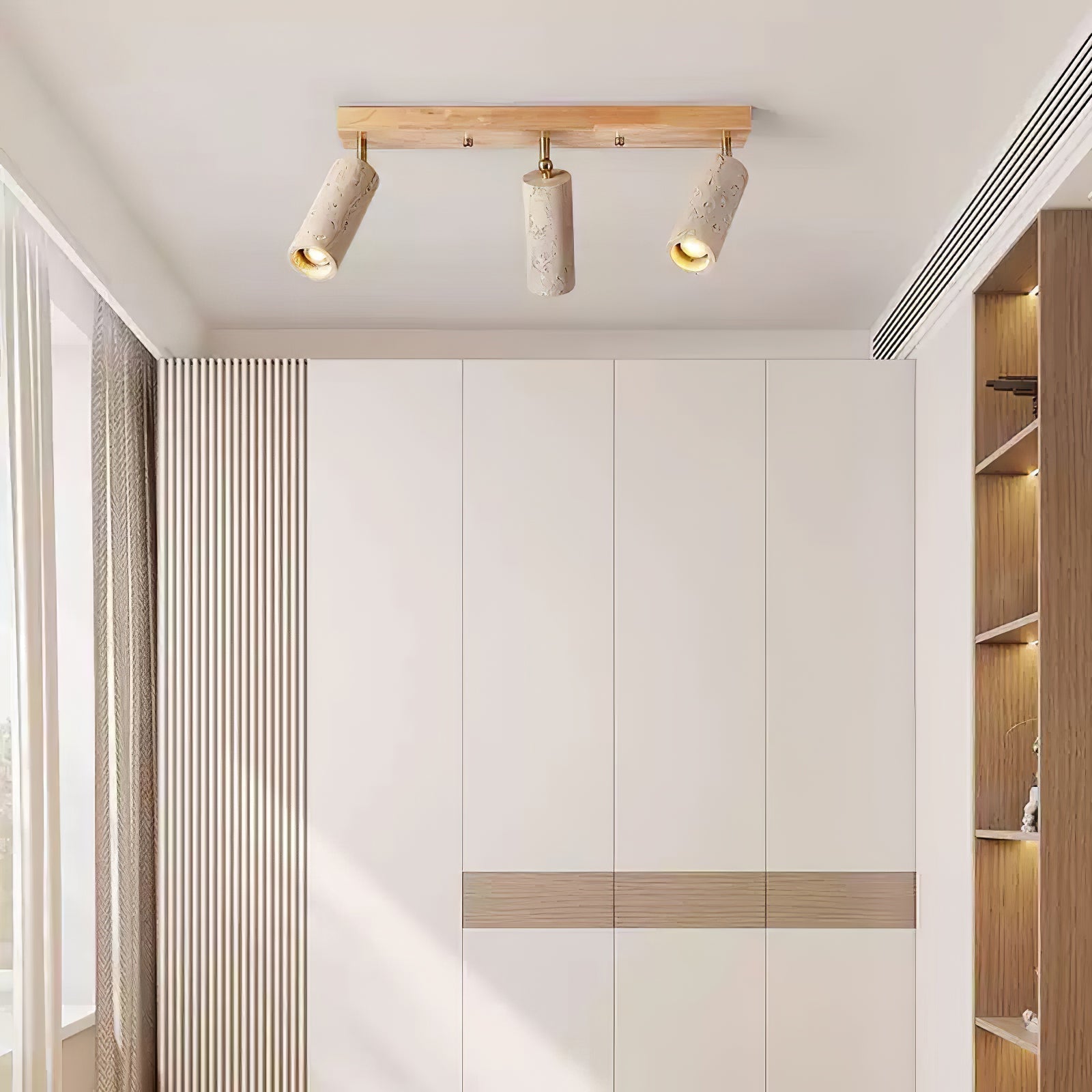 Eurliryra Multi-Cylinder Travertine Track Light