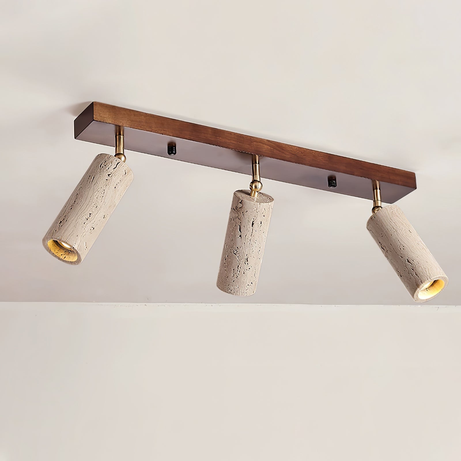 Eurliryra Multi-Cylinder Travertine Track Light