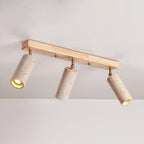 Eurliryra Multi-Cylinder Travertine Track Light