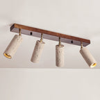 Eurliryra Multi-Cylinder Travertine Track Light