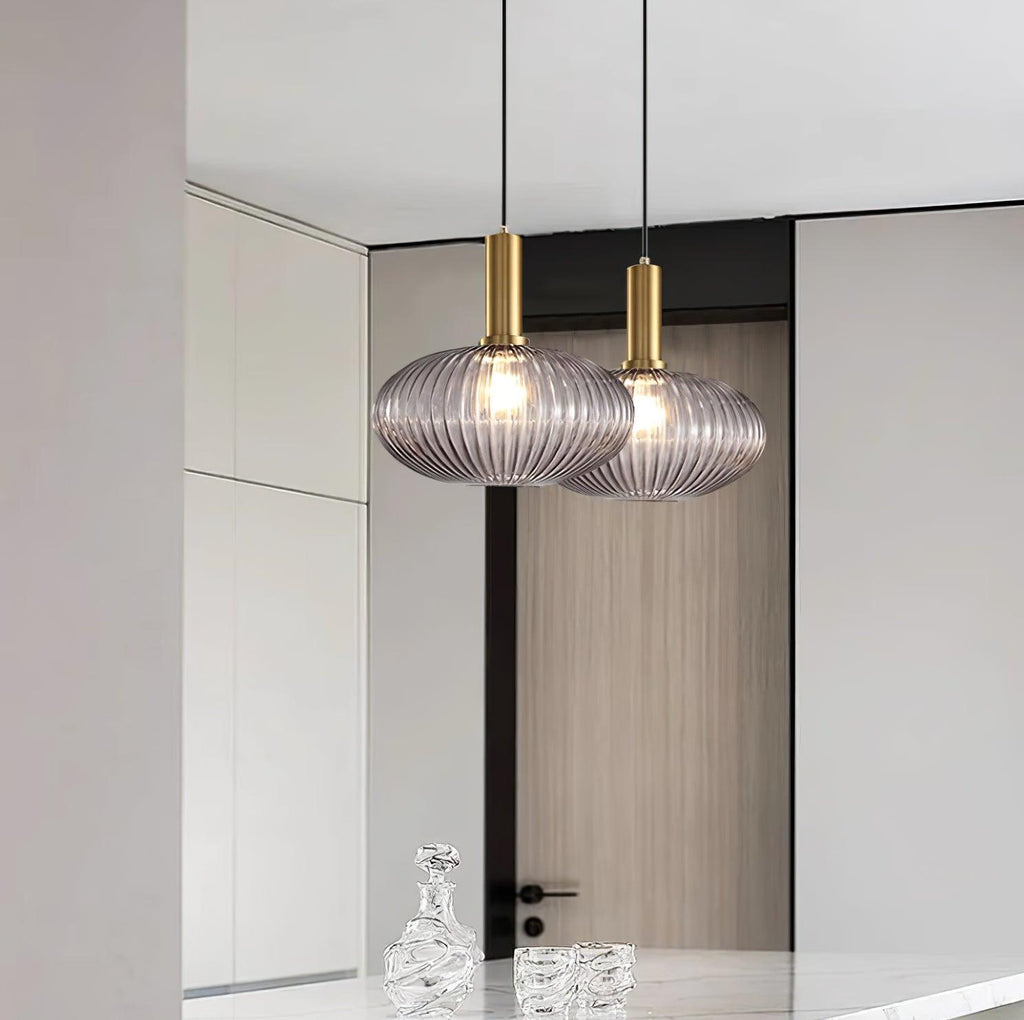 Elara Ribbed Pendant Lamp