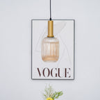 Elara Ribbed Pendant Lamp