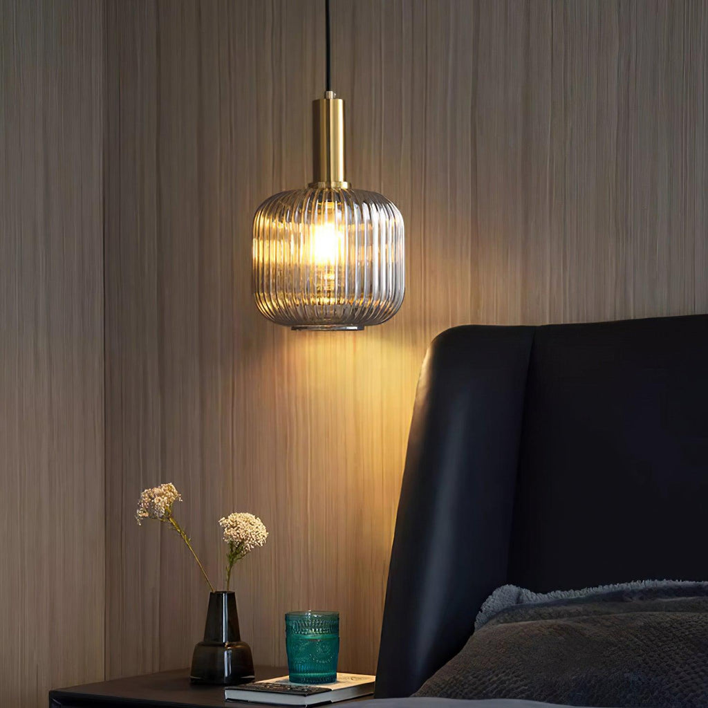 Elara Ribbed Pendant Lamp