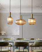 Elara Ribbed Pendant Lamp