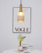 Elara Ribbed Pendant Lamp