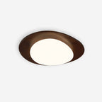 Ceiling Light Wood and Oval Shade Minimalist Natural
