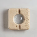 Olvenan Square Travertine Wall Light