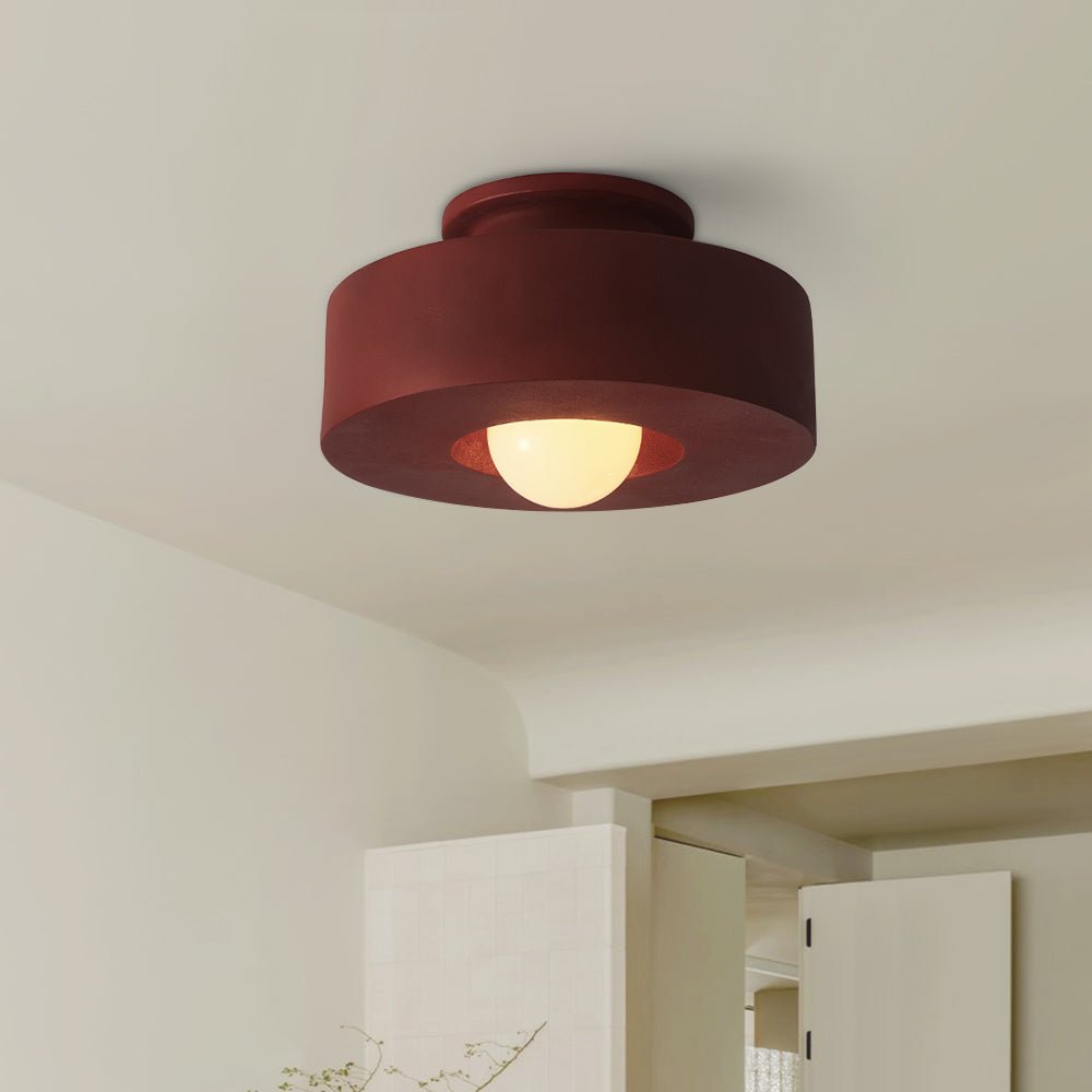 Aria Flush Mount Ceiling Light Nordic Macaron   Bedroom
