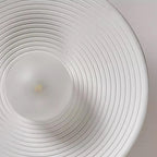 Orvian Wooden Flush Mount Ceiling Light with Round Globe