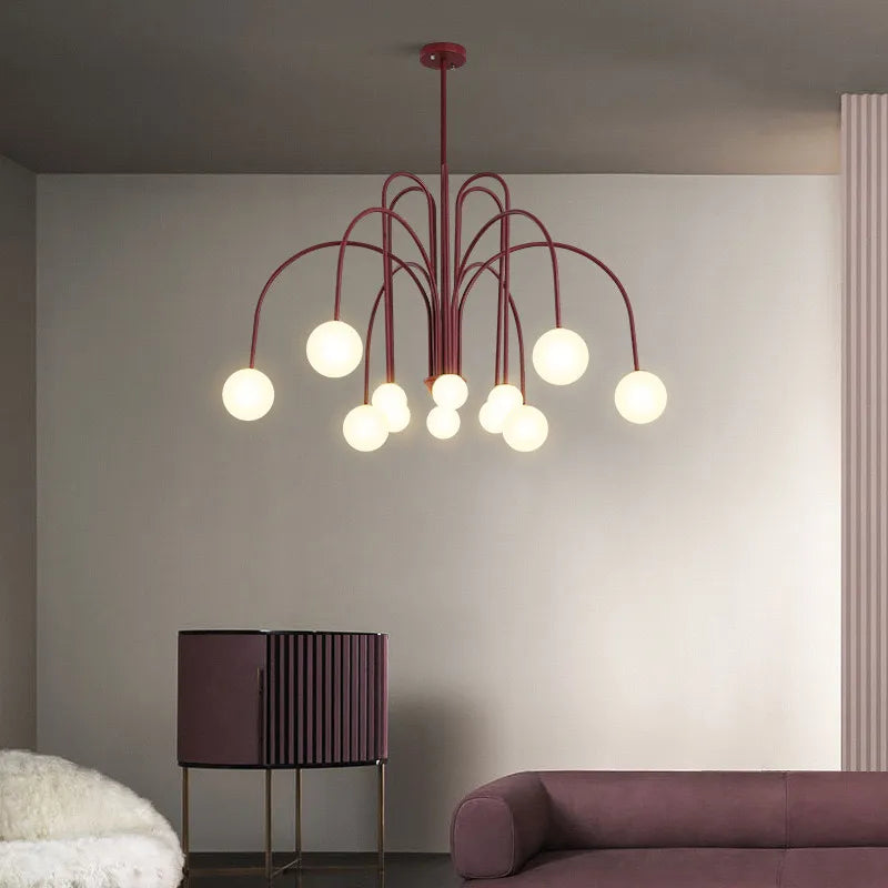 Monica Pendant Light Double Layer Glass Bubble