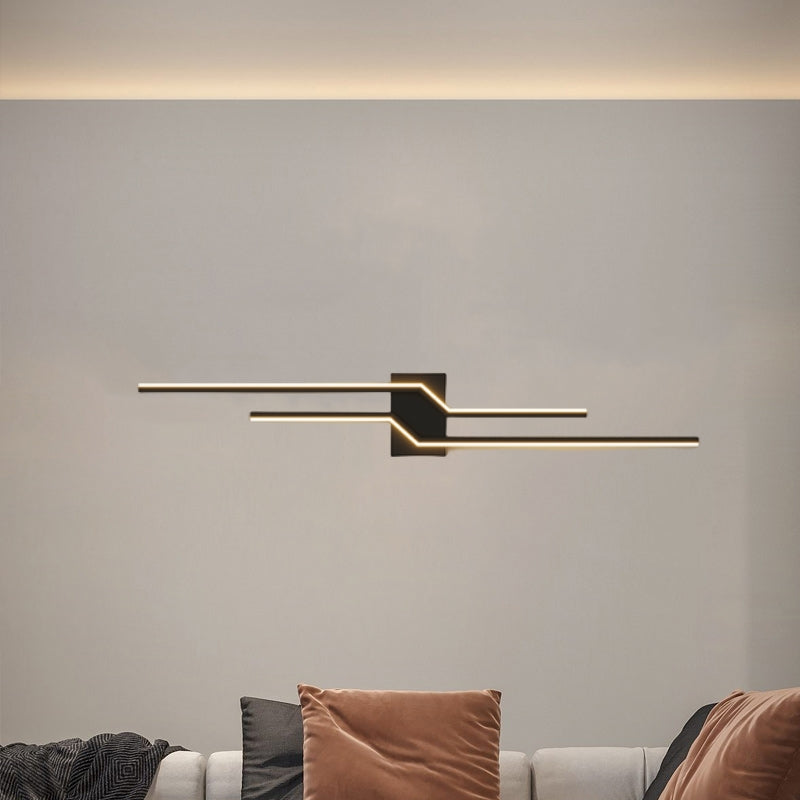 Arisha Minimalist Linear Metal Vanity Wall Light