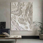 Wall Art Abstract Earthscape Natural Wabi-Sabi Linen