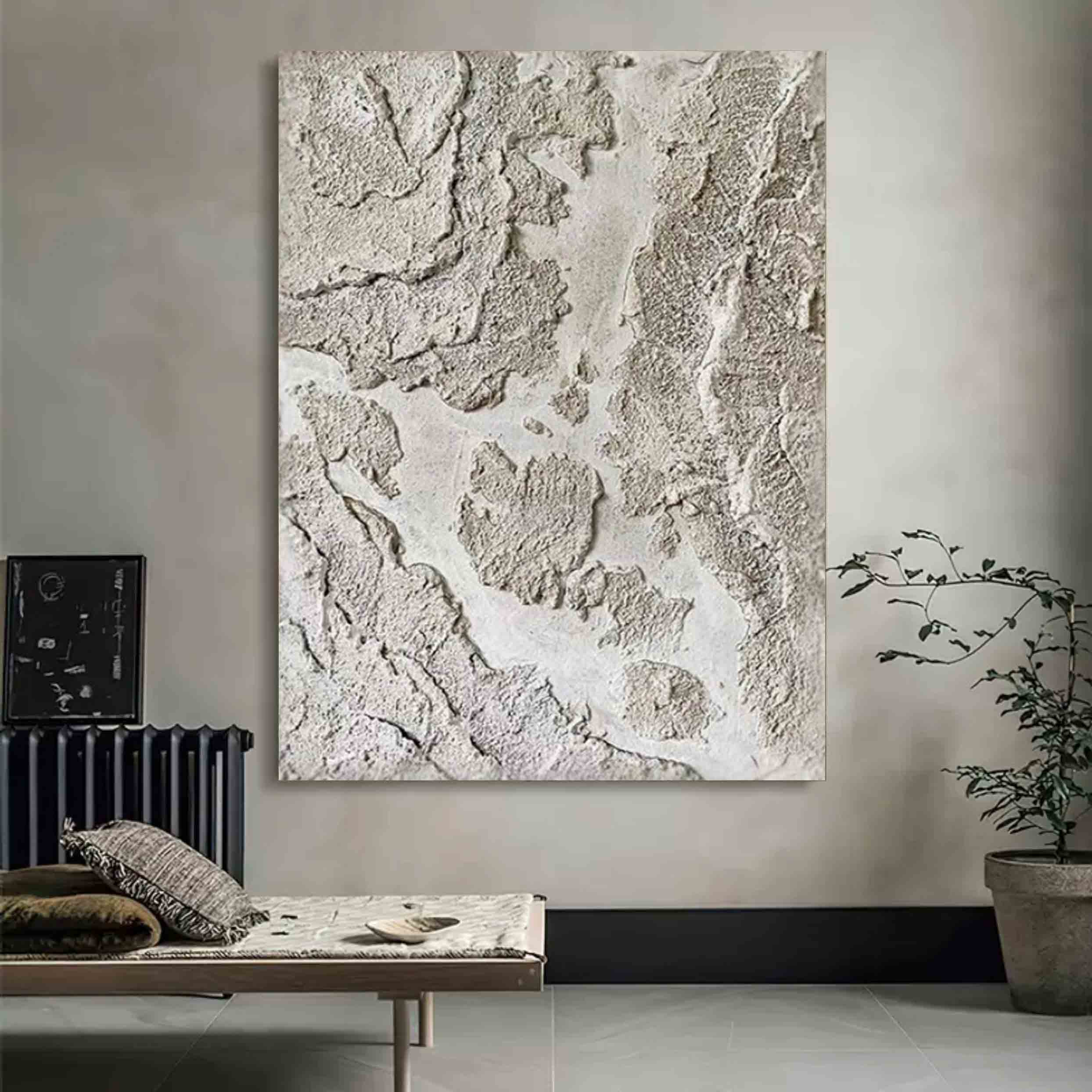 Wall Art Abstract Earthscape Natural Wabi-Sabi Linen