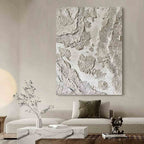 Wall Art Abstract Earthscape Natural Wabi-Sabi Linen