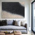 Black And White Textured Wall Art Wabi Sabi
