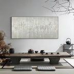 Monochrome Vertical Texture Oil Painting
