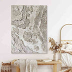 Wall Art Abstract Earthscape Natural Wabi-Sabi Linen