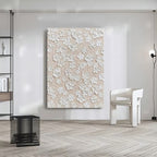 Fleur Plaster Art Texture Wall Art Painting