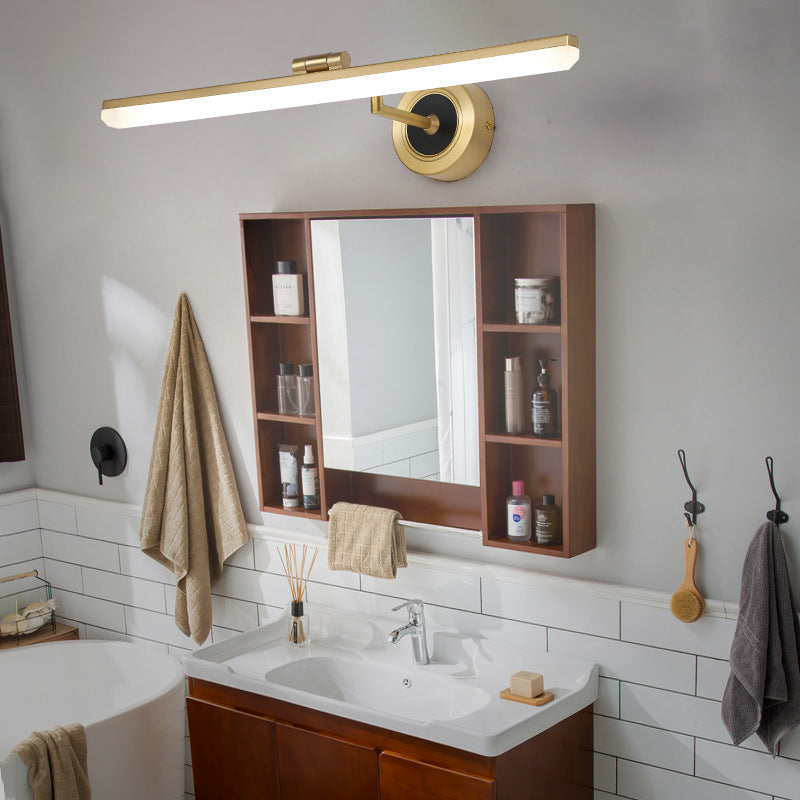 Arisha Retro Linear Metal/ Wall Lamp, Brass