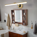 Arisha Retro Linear Metal/ Wall Lamp, Brass