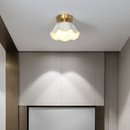 Arisha Retro Metal Flush Mount Ceiling Light Brass
