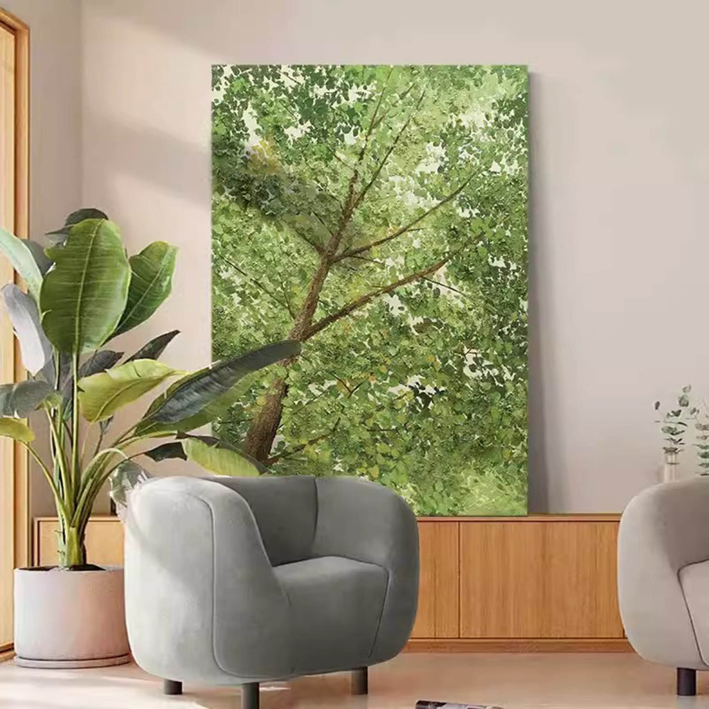 Lush Canopy Oil Painting Impressionist