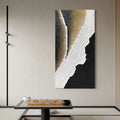 Luxury Abstract Geode Relief Painting