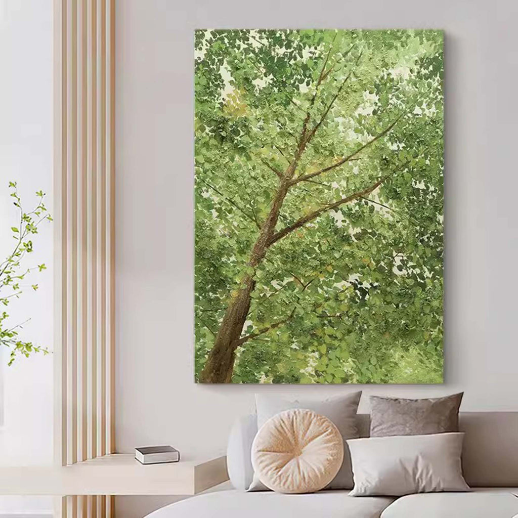 Lush Canopy Oil Painting Impressionist