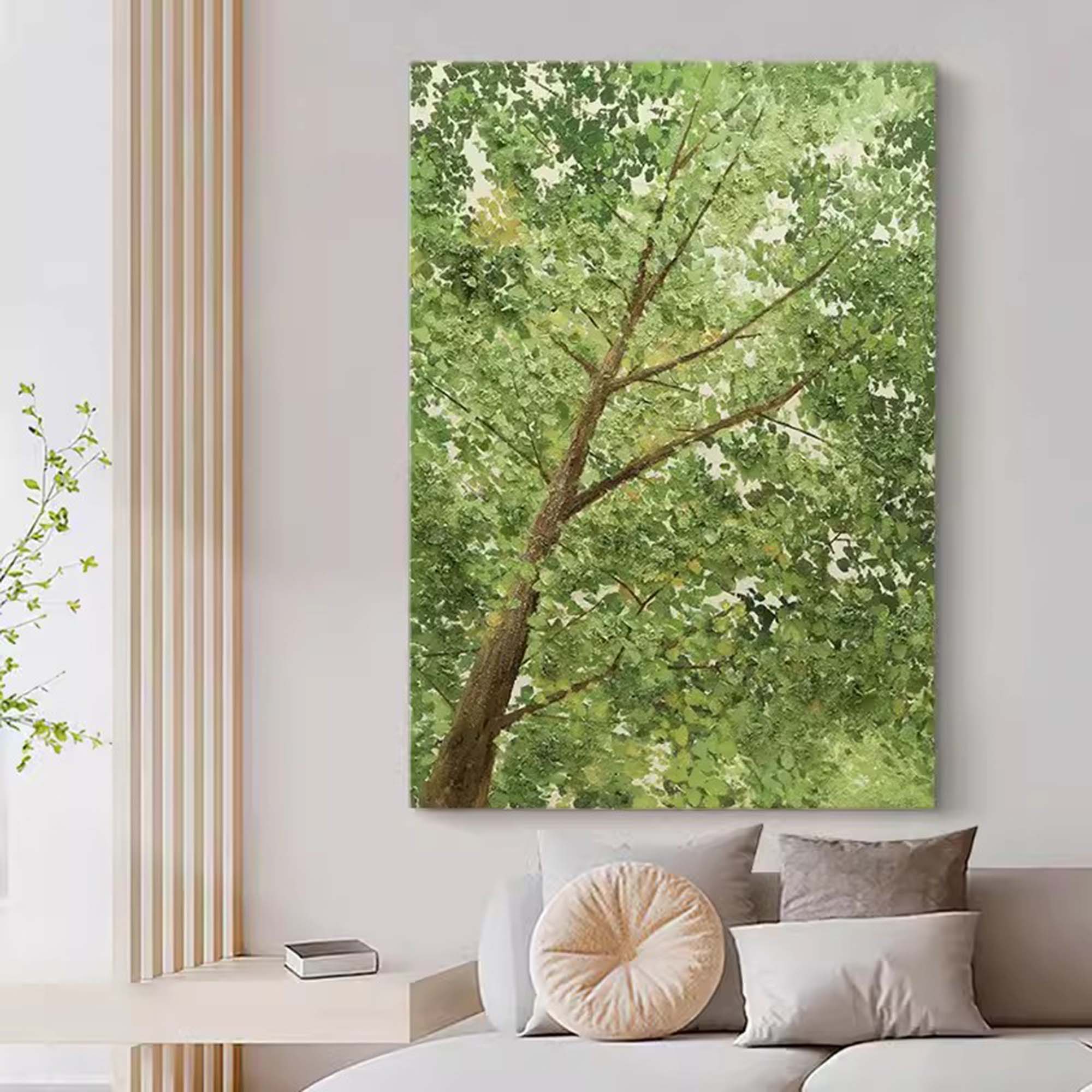 Lush Canopy Oil Painting Impressionist