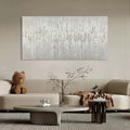 Monochrome Vertical Texture Oil Painting