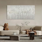 Monochrome Vertical Texture Oil Painting