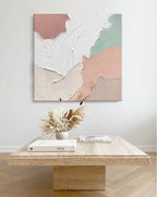 Soft Pastel Impasto Oil Painting 3D Texture