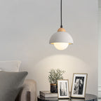 Muto Modern Pendant Light Cement White Bedroom/Kitchen Island