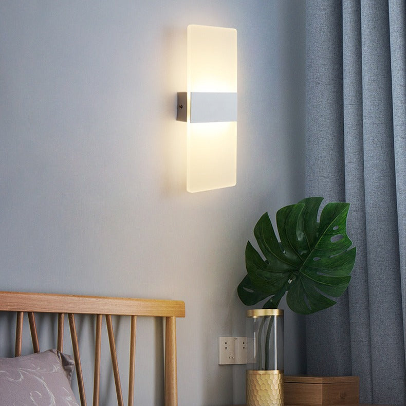 Arisha Rectangular Wall Lamp, 3 Colour