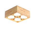 Muto Ceiling Light No Main Light, Wood