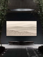 Minimalist Dune Landscape Art Oil Painting