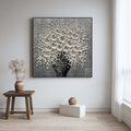 Snow Colorful Wall Art
