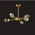 Kristy Luxurious Crystal Chandelier Living Room Golden