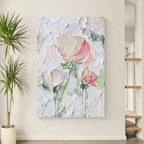 Textured Impasto Floral Painting