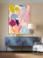 Colorful Vibrant Impasto Color Block Painting