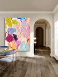 Colorful Vibrant Impasto Color Block Painting