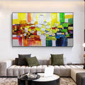 Colorful 3D Abstract Cityscape Wall Art Modern Art
