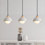 Muto Modern Pendant Light Cement White Bedroom/Kitchen Island