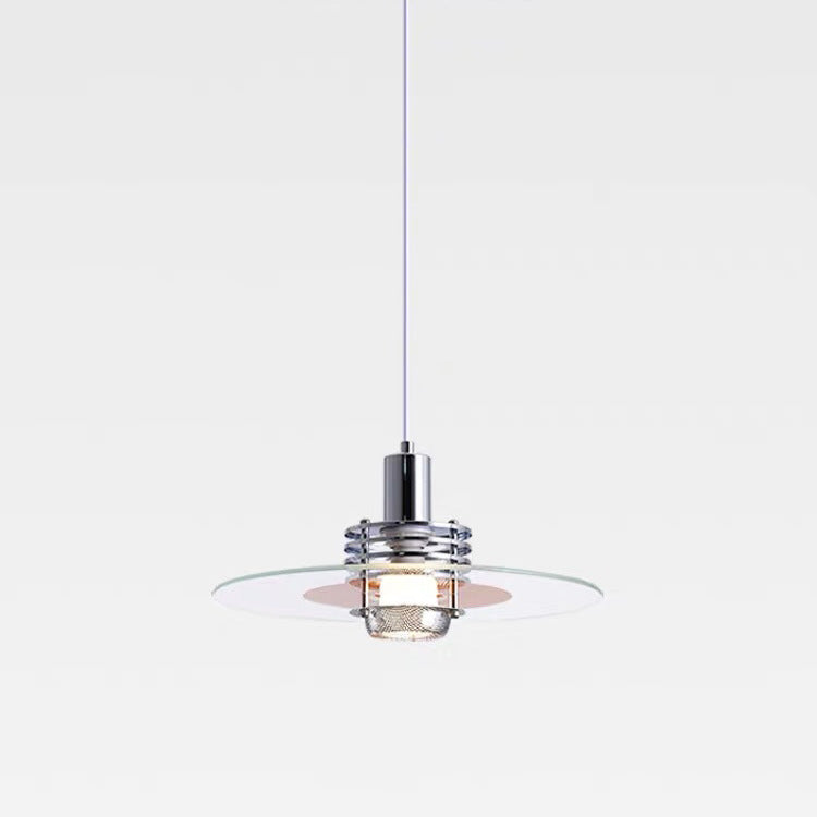 Valentina Minimalism LED Pendant Light Metal/Glass/ Bedroom