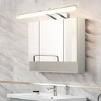 Arisha Modern Rectangular Wall Lamp,Black/Silver
